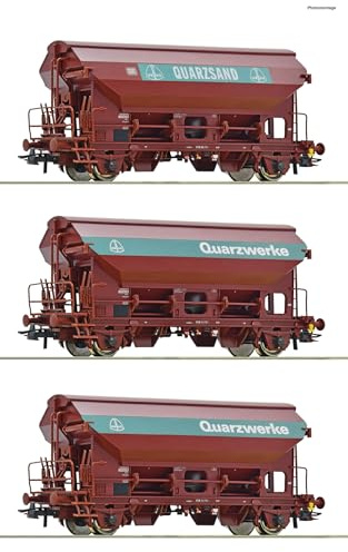 77052 H0 - Juego de 3 carros de techo giratorios Tdgs, DB, Ep.IV (mecanismo de cuarzo)