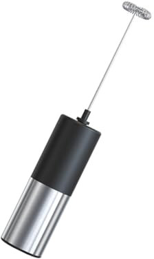 HOLIDYOYO Mixeur à Main Électrique Mousseur à Lait Portatif Fouet à Œufs Pratique Outil De Cuisine Polyvalent Pour Café Et Desserts