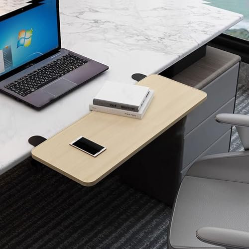 Ergonomische, faltbare Schreibtischerweiterung, einfach zu installierende Tastaturablage, Büroraumerweiterung, verstellbare Schreibtischauflage für mehr Komfort und Produktivität