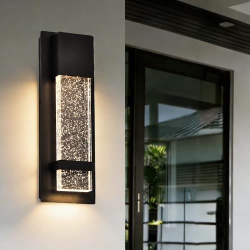 Alighting 12W LED Außenwandleuchte Schwarz