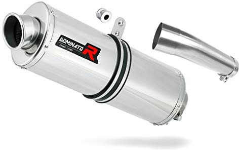 DOMINATOR SV 650 N Marmitta Racing Oval Exhaust Terminale di Scarico Silenziatore 1999 2000 2001 2002