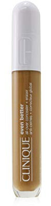Clinique Even Better Concealer mit vollständiger Deckkraft und Radiergummi für Augenringe, feuchtigkeitsspendend, aufhellend und entschlackend, goldfarben, 0,2 ml