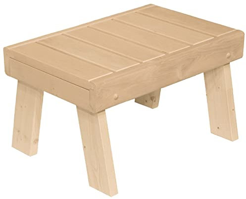 Harvia Schemel Saunahocker Sauna-Tritthocker Holz Hocker Erle einstufig