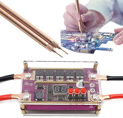 Bexdug Batterie-Punktschweiß-Kit | - -Punktschweißgerät mit 99 Gängen | -Lithiumbatterie-Punktschweißgerät für 14/17490/18/21700/26/32 mit Lötstift