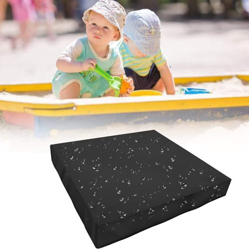 ysister Copertura per sabbiera 150x150 cm, Copertura per sabbiera in Tessuto Oxford Impermeabile con Coulisse, per sabbiera, Piscina, Terrazza, Giardino