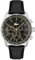 Lacoste Chronograph Quarz Uhr für Herren Kollektion Boston mit Schwarzes Lederarmband - 2011379