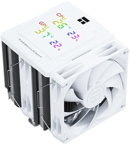 Thermalright Peerless Assassin 120 Digital CPU Air Cooler -Temperature Display | 6 Heat Pipes | 1850RPM PWM 120mm Fans, for Intel 1851/1700, AMD AM4/AM5