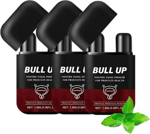 3 Unidades Inhalador Nasal Bull Up, Inhalador Nasal Biancats Prostaair De Doble Función, Inhaladores Nasales Biancats Prostavibe Para El Bienestar De La Próstata, Inhaladores Prostavibe Bee Wellness