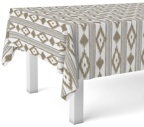 Martina Home Mantel Hule MALLORQUÍ MARRÓN 200X140 CM