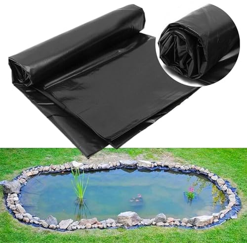 Rivestimento preformato per laghetto da 0,5 mm, membrana per laghetto per giardini, piscine e paesaggistica, impermeabile, per koi e giochi d'acqua