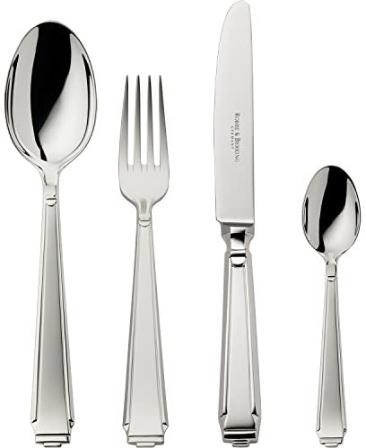 Robbe & Berking Art Deco 4 TLG. Menübesteck (925 Sterlingsilber)