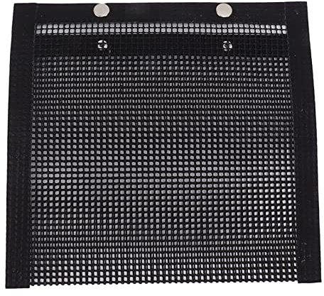 Hooleey BBQ Mesh Grillpåsar Återanvändbara temperaturbeständiga Mesh-grillpåsar för kolgasmikrovågsugn (XL (40x30cm/15.75x11.81in))