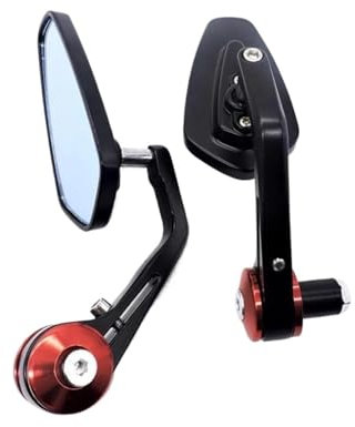 Motorrad Lenkerendenspiegel Universal 22mm Lenkerendenspiegel Motorrad Für Für Z900 Seitenrückspiegel(C)