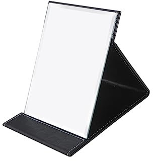FOMIYES Personalisierter Kleiner Spiegel Makeup Accessoire Minimalistischer Modespiegel Faltbar Für Unterwegs Größe S