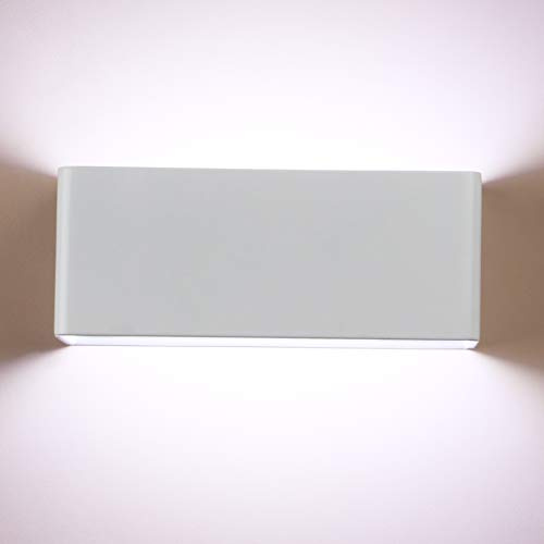 LED-vägglampa, 9W LED 20 * 10 * 8cm Upp och ner inomhuslampa Belysningslampa Kall Varm Vit