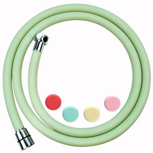 EANAGO färgglad silikonduschslang, 150 cm / 1,5 m, BPA-fri