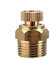 MASUNN NPt 1/2 3/8 1/4 Inch Valve de vidange en laiton Valve de vidange de l'eau de compresseur d'air à filetage mâle - 3/8