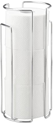 WENKO Toilettenpapier-Ersatzrollenhalter Chrom 2er Set 2er Set, für 3 Rollen Chrom