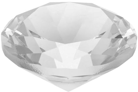 VICASKY Großer Klarer Acryl Diamant Tischdeko Kristall Diamant Briefbeschwerer für Geburtstagsfeiern Hochzeitsdekoration und Partyzubehör