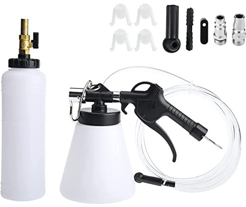 BOOMSTART Bremsenentlüftungsgerät Druckluft Bremsenentlüfter Bremsflüssigkeitswechselgerät mit Nachfüllflasche