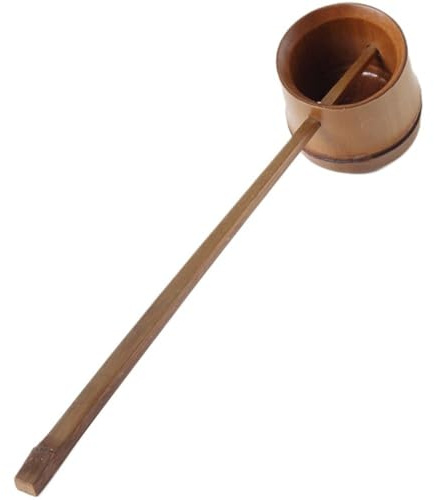 Ymxygz Cucharón De Agua De Bambú, Cuchara para Té con Largo, Cucharón De Agua, Cuchara De Té Natural, Herramientas para Ceremonia del Té para Hogar