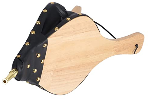 HBALDTEDC Blasebalg für die Feuerstelle, Kamin Holzgebläse Holzbalggebläse Kamin Holz Luftgebläse Feuerwerkzeuge for Kochen im Freien Camping BBQ Grill Schornstein