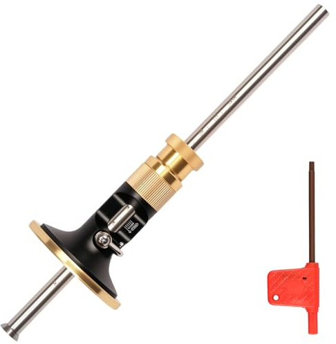 Wheel Marking Gauge, Woodworking Marking Scriber Kit with Movable Blade,0.2 mm Precision Wheel Woodworking Tool
