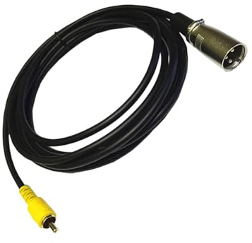 HINAYOSAN Cavo di interconnessione bilanciato a 3 pin singolo phono flessibile da 1,5 m per prestazioni affidabili per eventi dal vivo e studi uditivi cavo per apparecchiature uditive