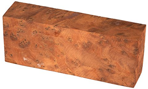 Woodcraft Thuya Burl Knife Scale 1 x 1-1/2 x 5 1-Piece