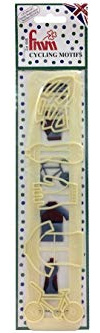 FMM Cycling Motifs Designs Modelling Sugarcraft Cake Decorating Tappit Cutter