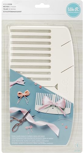 We R Makers Bow Loom - Attrezzo per Fare Fiocchi di Nastro Raso, Organza e Altro fino a 7,6 cm - Decorazione con Regali, Feste, Matrimoni & Eventi