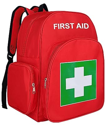 Sac à dos d'urgence rouge pour premiers secours, sac de premiers secours, sac de premiers secours, sacs de premiers secours, sacs de premiers secours, Rouge 1, Sac à dos, voyage