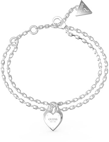 GUESS Armband JUBB04211JWRHS All you need is love, Silber, Kein Edelstein