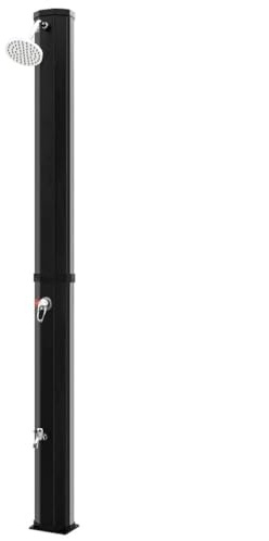 Lauuoeriau Furniture Item Home Outdoor Solardusche mit Duschkopf und Wasserhahn 35L Schwarz Möbel