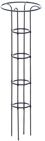 Grand treillis de jardin noir pour plantes grimpantes, 121,9 x 406,4 cm, support obélisque parapluie pour vignes, fleurs et décoration extérieure, support vertical durable pour plantes