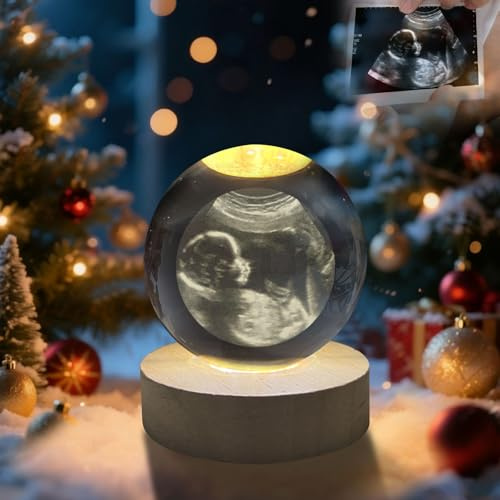 SHKINETARRY Bolas de cristal con foto 3D personalizadas, luces de cristal con foto 3D personalizadas, cumpleaños para padres y seres queridos, y recuerdos para familiares y amigos