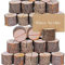 40 Stands en Bois Porte Nom Table Bois Naturel Support Photo Carte Nom Place Carte Numéro Table