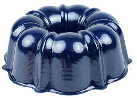 Nordicware 6-Cup Navy Blue Formed Bundt Pan, Lightweight
