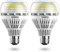 SANSI Bombillas LED E27 22W 5000K Luz Fría, Luces LED Bajo Consumo 200W Bombilla Incandescente Equivalente, 3000LM Bombillas LED Potentes paras LED Habitacion Garaje - Paquete de 2