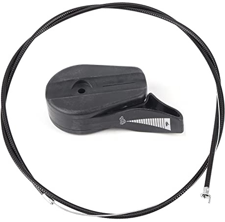 Gavigain universal gasbowdenzug rasenmäher iverselles 59-Zoll-Gaszugschalter-Ersatzset Für Gartenrasenmäher(Schwarz)
