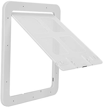 Dog Door For Sliding Glass Door, Dog Door Cat Door Automatic Close Pet Screen Door Screen Porch Doggy Door Adult Cat Door Flap Lockable Door Insert For Sliding Door (Small)