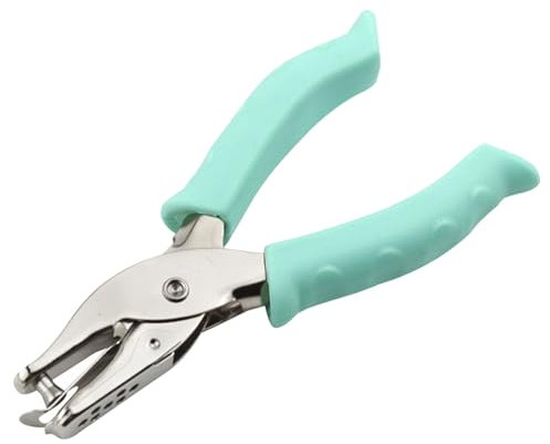 Single Hole Punching Ticket Punching Hole Pliers Puncher With Comfortable Grip For Paper Office Use Accessories