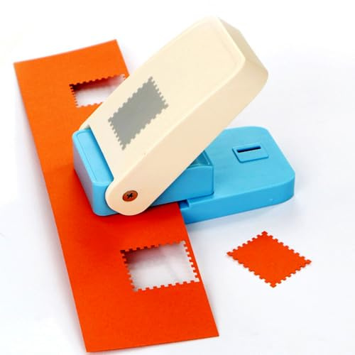 Set di punzonatrici per francobolli, fustellatrici per carta, punzonatrici per francobolli, per etichette regalo, artigianato, scrapbooking, foto, biglietti di auguri