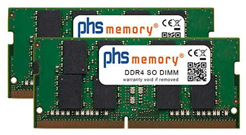 PHS-memory 32GB (2x16GB) Set Memoria RAM Compatibile con Apple Macmini8,1 DDR4 SO DIMM 2666MHz PC4-21300S