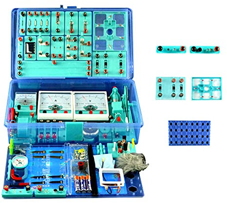 Kit Circuito Electrico Escolar para Niño Básico de Circuitos Experimento Aprendizaje y Educacion Kit para Niños - Science Lab Experimento(con Manual en Ingles)