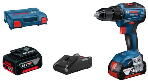 GSR 18V-55 Akku Bohrschrauber 2x 5,0Ah BOSCH GSR18V55