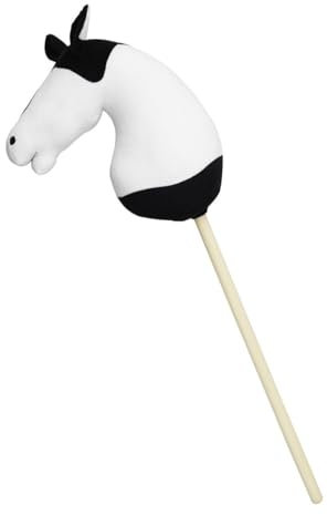 Panduro DIY Hobby Horse Pferde – Undekoriertes Steckenpferd mit Holzstab – Bastel-Hobbypferd zum Selbstgestalten – Stockpferd ohne Rollen, ohne Sound – 85 cm Länge – Icelandic