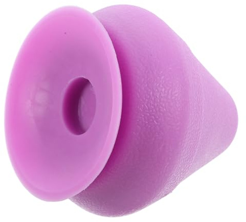 minkissy Bola De Masaje Ventosa Para Espalda y Cuello 1 Unidad Herramienta De Masaje Muscular Profunda Fijación Mural Para Alivio Lumbar y Deportivos Para Uso Casa y Oficina Color Púrpura