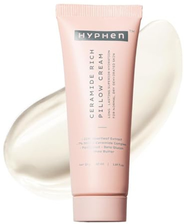 Hyp-hen 10% Heartleaf Extract & 7% Ceramides-NMF Face Cream Moisturizer | Rich Pillow Cream For Hydration, Deep Nourishment & Barrier Repair | For Dry Skin, Normal Skin & Sensitive Skin- 50ml