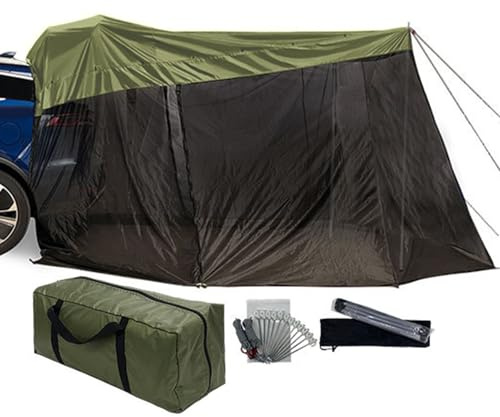Gwtdtoad Car Tents for Camping SUV,Anti-UV Waterproof Canopy - 126x78x76.7 Inch Windproof SUV Camping Tent - for Vehicle Rear Hiking Traveling Fishing Outdoor Activities